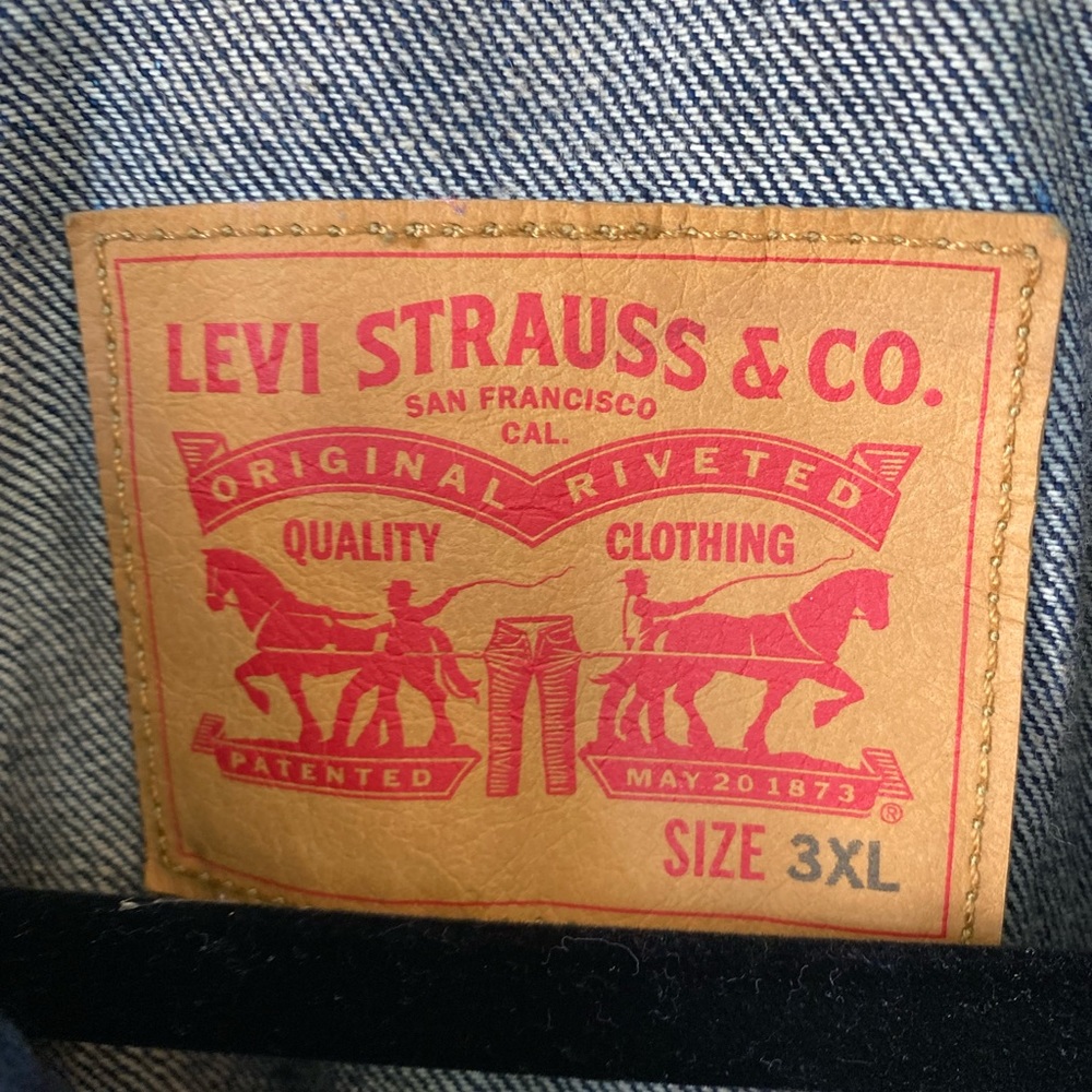 Levi’s Trucker Jean Jacket Men’s Size 3XL - Picture 3 of 6